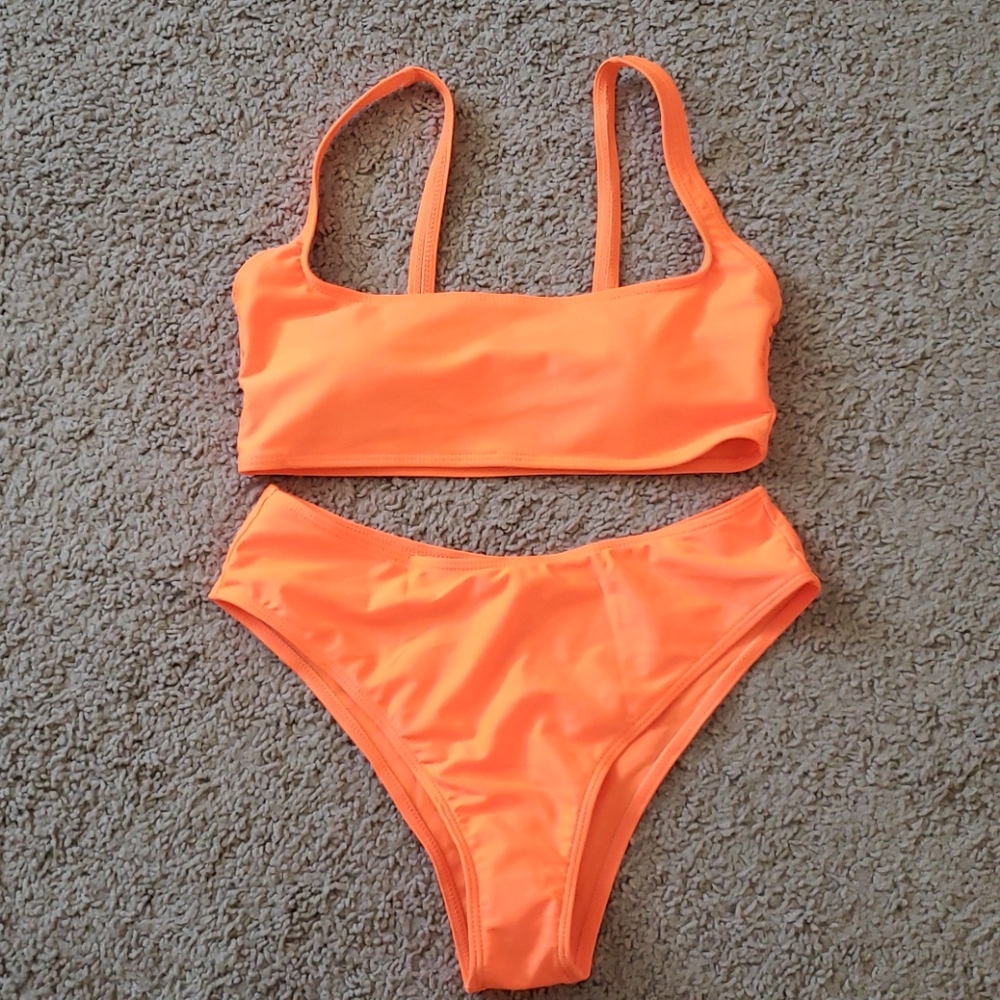 Neon Orange Bikini